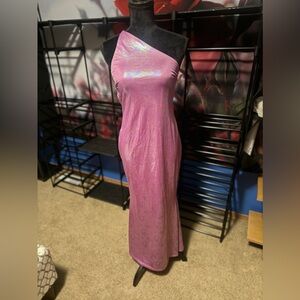 Purple Iridescent dress size Large 🪩 🧜🏻‍♀️ Strappy & Sexy